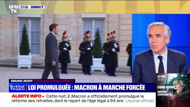 Emmanuel Macron a officiellement promulguée cette nuit la réforme des retraites