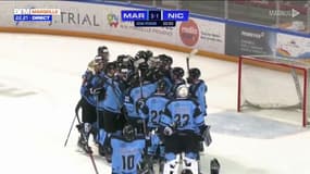 Ligue Magnus: les Spartiates de Marseille s'imposent logiquement face aux Aigles de Nice