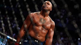 Ciryl Gane après sa victoire sur Tai Tuivasa à l'UFC Paris en septembre 2022