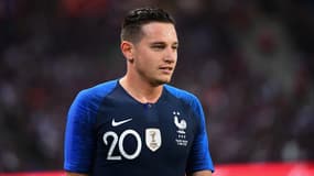Florian Thauvin avec les Bleus en juin 2019