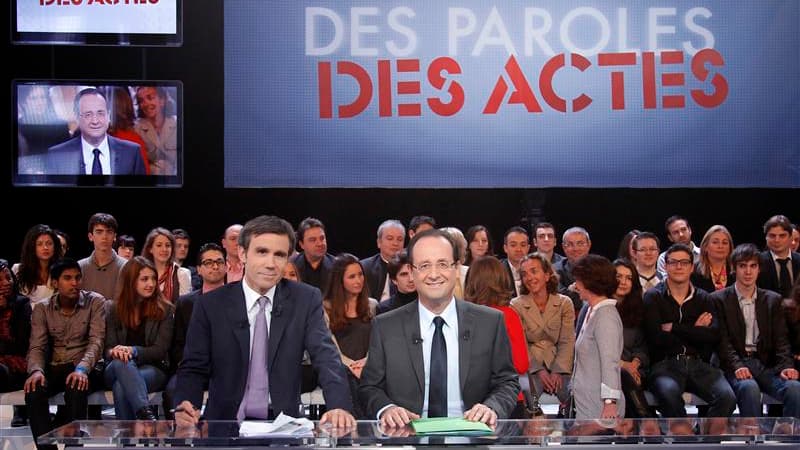Lors de l'émission "Des paroles et des actes" sur France 2, François Hollande a déclaré qu'il n'y aurait pas de plafonnement sur la tranche d'imposition à 75% pour les revenus annuels dépassant un million d'euros qu'il compte créer s'il remporte l'électio