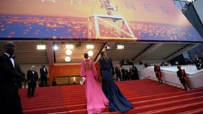 La montée des marches du palais des festivals de Cannes, le 24 mai 2019