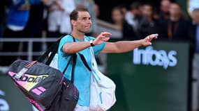 Rafael Nadal à Roland-Garros le 27 mai 2024
