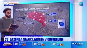 Paris: la zone à trafic limité mise en place dès lundi