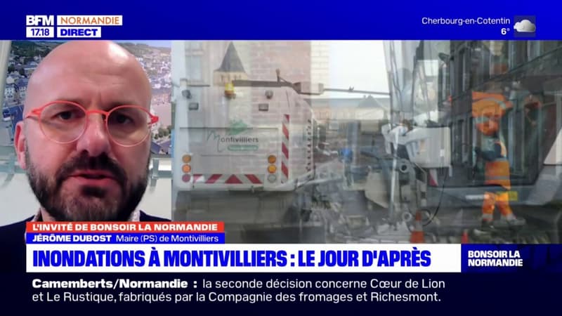 Inondation: à Montivilliers, toutes les routes sont accessibles, annonce Jérôme Dubost, le maire