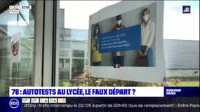 Ile-de-France: les autotests au lycée, le faux départ?