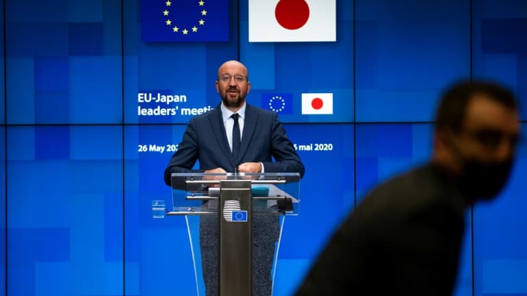 Le président du Conseil européen Charles Michel, le 23 juillet à Bruxelles