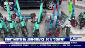 90% de votes "contre" les trottinettes en libre-service