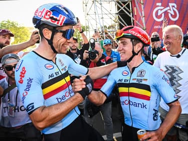 Wout VAN AERT et Remco EVENEPOEL le 25/09/2022	