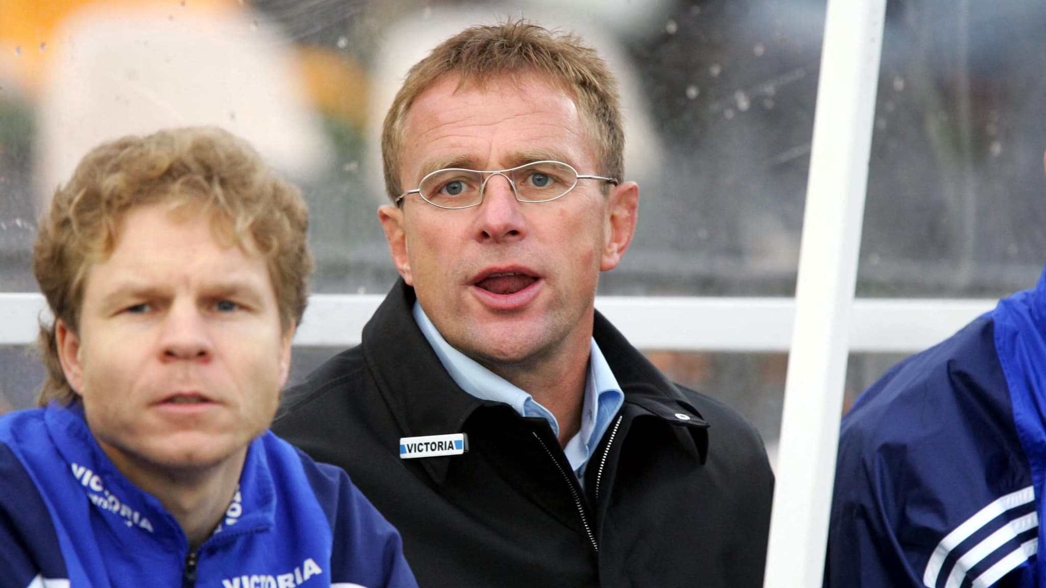Ralf Rangnick en 2004 avec Schalke Ralf Rangnick en 2004 avec Schalke