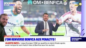 L'OM se qualifie en demi-finale de Ligue Europa après avoir éliminé Benfica aux tirs au but 