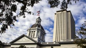 Le Capitole de Floride à Tallahassee, là où des manifestants pro-Trump sont attendus dimanche pour s'opposer aux résultats électoraux certifiant la victoire de Joe Biden.