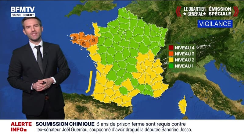 La météo pour ce mercredi 28 janvier 2026