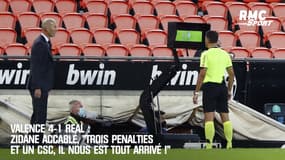 Valence 4-1 Real : Zidane accablé, "trois penalties et un CSC, il nous est tout arrivé !"