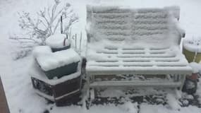 Eure-et-Loir : neige à Illiers-Combray - Témoins BFMTV