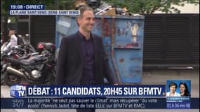 Ultime débat : Raphaël Glucksmann arrive à la Plaine-Saint-Denis