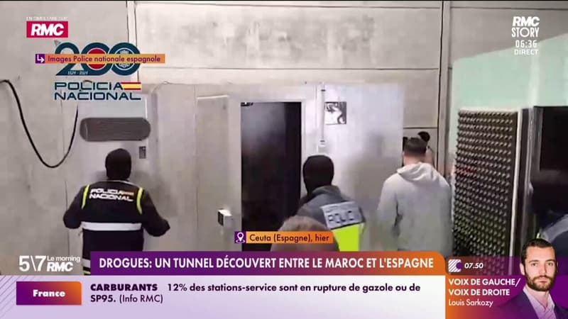 Drogues : un tunnel découvert entre le Maroc et l'Espagne