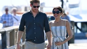 Le prince Harry et Meghan Markle en Australie le 22 octobre 2018 