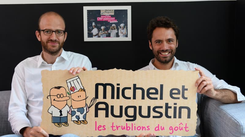 Michel de Rovira (à gauche) et Augustin Paluel-Marmont ont fondé la marque Michel et Augustin en 2004.