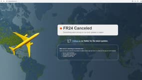 Le site FlightRadar24 est en panne.