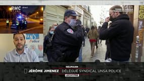 "Pourquoi ça n'a pas été interdit? Officiellement il n'y a eu aucune demande! Jérôme Jimenez, délégué syndical UNSA Police à propos du carnaval à Marseille qui a réuni 6500 personnes hier, s'exprime dans "Neumann-Lechypre" sur RMC et RMC Story.