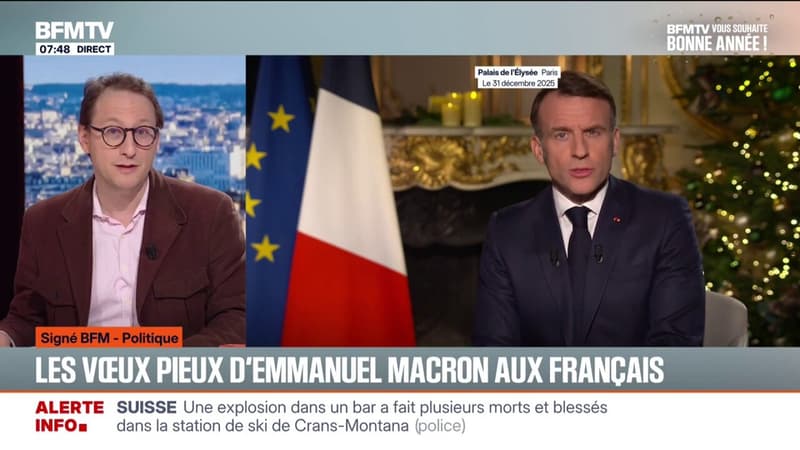 SIGNÉ BFM - Vœux d'Emmanuel Macron: "Une forme d'effacement"