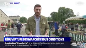 Au Mans, le marché a rouvert mais sous conditions