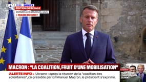 Guerre en Ukraine: "Il n'y a qu'un agresseur, la Russie, et il n'y qu'un État qui propose une capitulation, c'est la Russie", réitère Emmanuel Macron