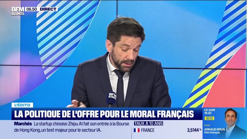 L'Edito de Raphaël Legendre : La politique de l'offre pour le moral français - 08/01