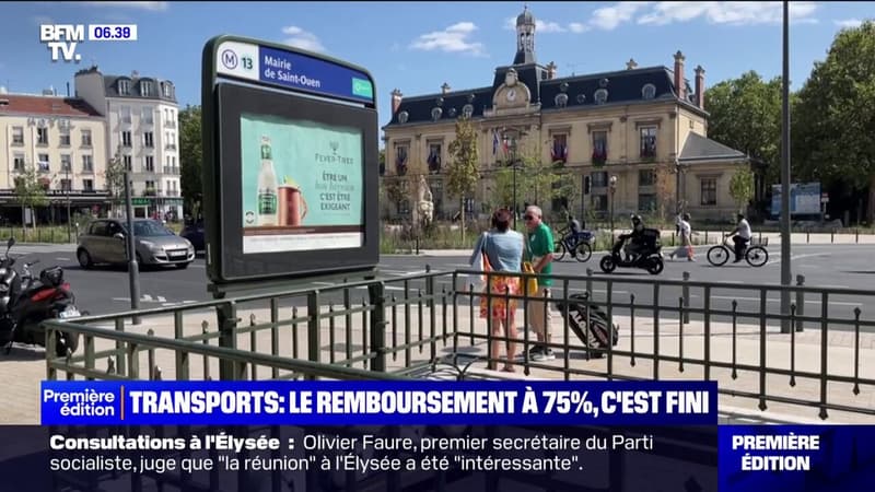 Transports: le remboursement à 75% c'est fini