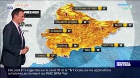 Météo Côte d’Azur: le soleil s'installe dans l'après-midi, jusqu'à 18°C attendus à Menton