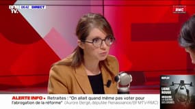 Aurore Bergé: "La France Insoumise est un marchepied extraordinaire pour l'extrême droite"