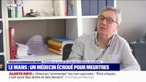 Médecin écroué pour meurtres: le président du Conseil de l'ordre des médecins de la Sarthe témoigne de "malversations multiples"