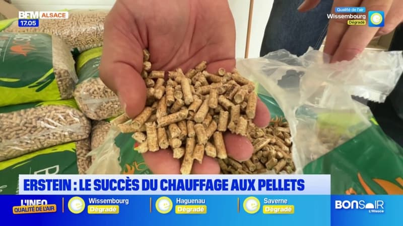 Erstein: le succès du chauffage aux pellets