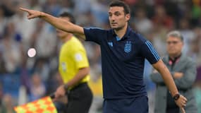 Lionel Scaloni lors d'Argentine-Mexique