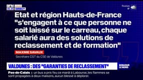 Valdunes: l'État et la Région garantissent un "reclassement"