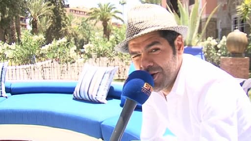 Jamel Debbouze ne manque jamais une occasion d'être facétieux.