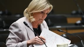 Marine Le Pen devant la commission d'enquête sur les ingérences étrangères à l'Assemblée nationale le 24 mai 2023