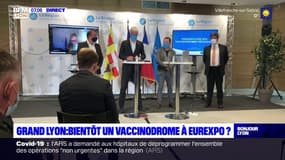 Grand Lyon: Laurent Wauquiez milite pour un vaccinodrome à Eurexpo