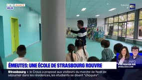 Strasbourg: une école endommagée lors des émeutes rouvre ses portes