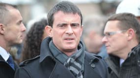 Manuel Valls à Liévin, le 27 décembre 2014.