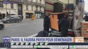 Bientôt il faudra payer pour stationner lors d'un déménagement 