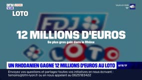 Rhône: un habitant gagne 12 millions d'euros au loto