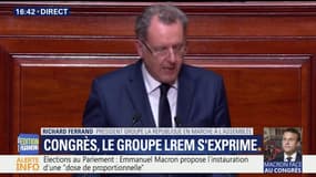 Référendum, moins de parlementaires... ce qu'il faut retenir du discours de Macron devant le congrès à Versailles