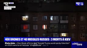 Guerre en Ukraine: 400 drones et 40 missiles russes ont fait 3 morts la nuit dernière à Kiev