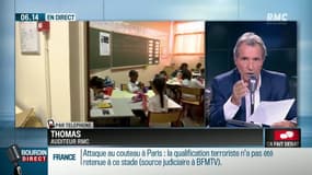 Langue arabe à l'école: échange tendu entre un auditeur et Jean-Jacques Bourdin