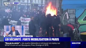 Loi sécurité globale: des premiers débordements boulevard Beaumarchais à Paris