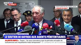 Prisons attaquées: "Il s'agissait de montrer au personnel pénitentiaire qu'on était avec eux", affirme François Bayrou