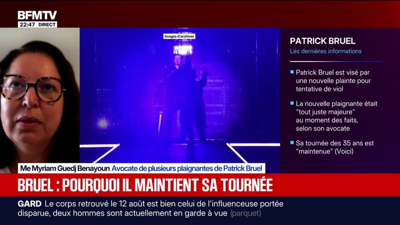 Affaire Patrick Bruel: "On est dans un dossier avec 32 plaintes et un mode opératoire assez similaire", estime Myriam Guedj Benayoun, avocate de plusieurs plaignantes de Patrick Bruel
