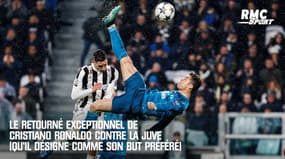Le retourné exceptionnel de Cristiano Ronaldo contre la Juventus (qu'il désigne comme son but préféré)